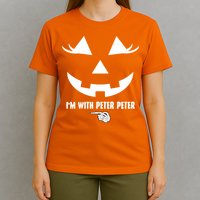 I'm With Peter Peter Skeleton Hand Pointing Matching Halloween T-Shirt