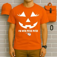I'm With Peter Peter Skeleton Hand Pointing Matching Halloween T-Shirt