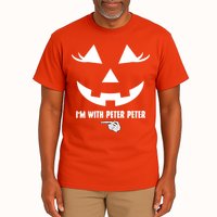 I'm With Peter Peter Skeleton Hand Pointing Matching Halloween Tall T-Shirt