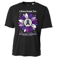 I Wear Purple For Domestic Violence Awareness Month Cooling Performance Crew T-Shirt