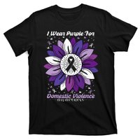 I Wear Purple For Domestic Violence Awareness Month T-Shirt