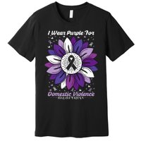 I Wear Purple For Domestic Violence Awareness Month Premium T-Shirt