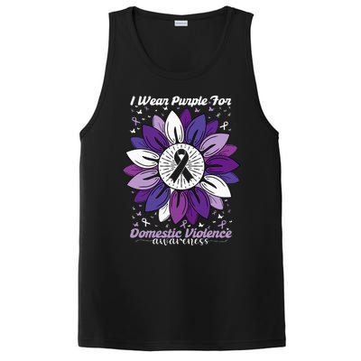 I Wear Purple For Domestic Violence Awareness Month PosiCharge Competitor Tank