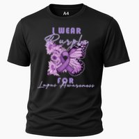 I Wear Purple For Lupus Awareness Butterfly May Month Cooling Performance Crew T-Shirt