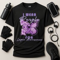 I Wear Purple For Lupus Awareness Butterfly May Month Cooling Performance Crew T-Shirt