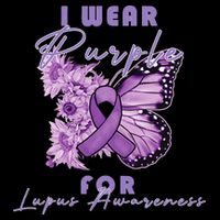 I Wear Purple For Lupus Awareness Butterfly May Month Cooling Performance Crew T-Shirt