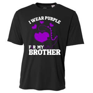 I Wear Purple For My Brother Epilepsy Awareness Cooling Performance Crew T-Shirt