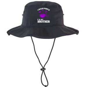 I Wear Purple For My Brother Epilepsy Awareness Legacy Cool Fit Booney Bucket Hat