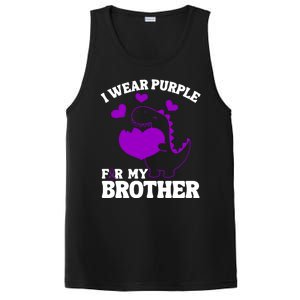 I Wear Purple For My Brother Epilepsy Awareness PosiCharge Competitor Tank