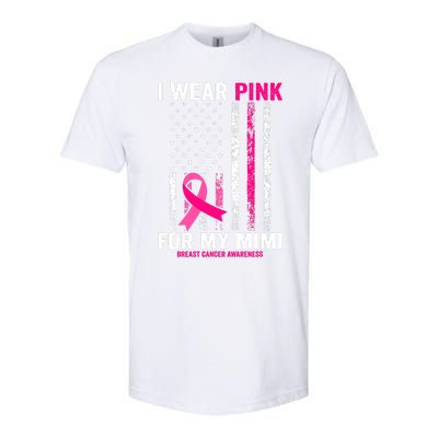 I Wear Pink for My Mimi American Flag Softstyle® CVC T-Shirt