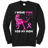 I Wear Pink For My Mom Dinosaur Breast Cancer Awareness Sweatshirt