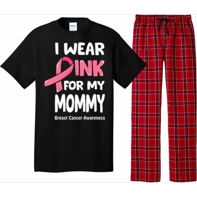 I Wear Pink For My Mommy Breast Cancer Mommy Pajama Set