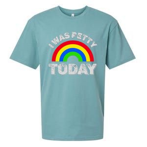 I Was Petty Today Sueded Cloud Jersey T-Shirt