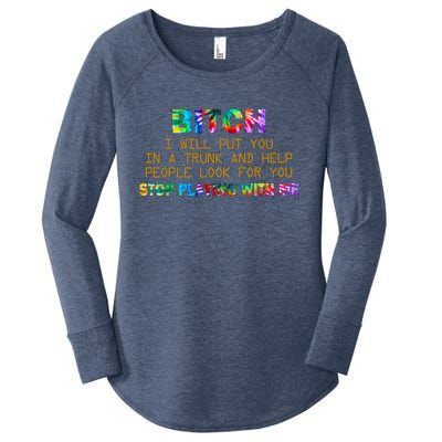 I Will Put You In A Trunk And Help People Look For You Women's Perfect Tri Tunic Long Sleeve Shirt