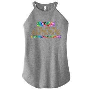 I Will Put You In A Trunk And Help People Look For You Women’s Perfect Tri Rocker Tank