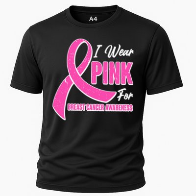 I Wear Pink For Breast Cancer Awareness Performance Shirt