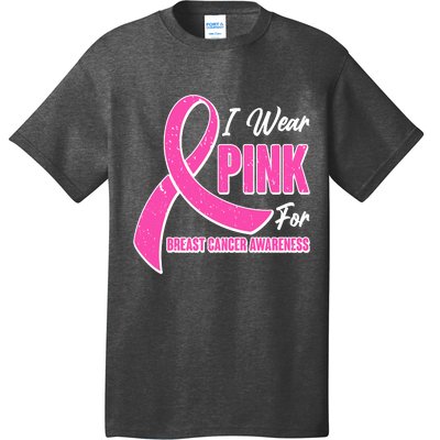 I Wear Pink For Breast Cancer Awareness T-Shirt