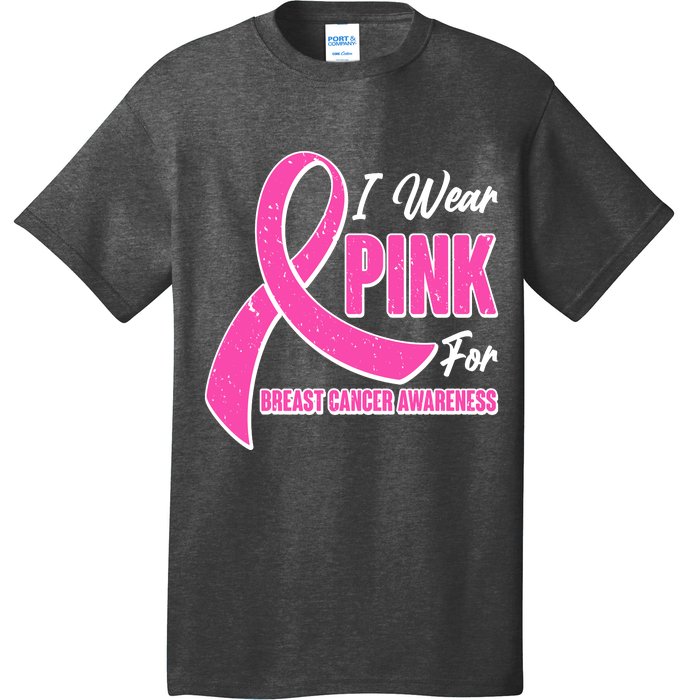 I Wear Pink For Breast Cancer Awareness T-Shirt