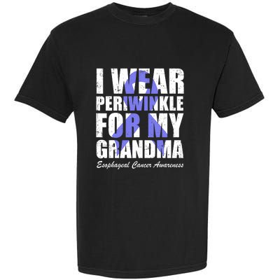 I Wear Periwinkle For My Grandma Esophageal Cancer Awareness Garment-Dyed Heavyweight T-Shirt