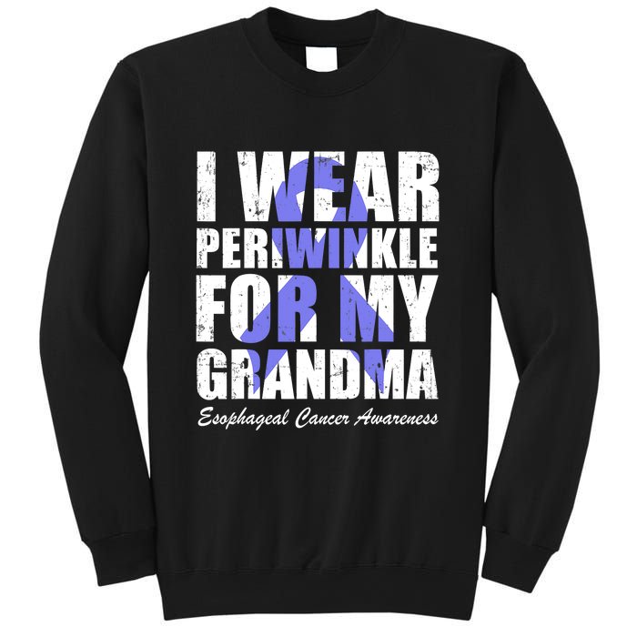 I Wear Periwinkle For My Grandma Esophageal Cancer Awareness Sweatshirt