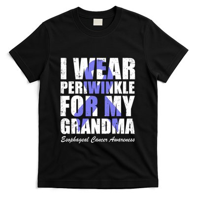 I Wear Periwinkle For My Grandma Esophageal Cancer Awareness T-Shirt