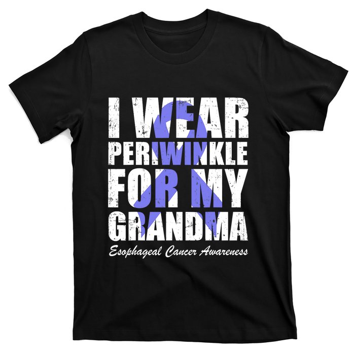 I Wear Periwinkle For My Grandma Esophageal Cancer Awareness T-Shirt