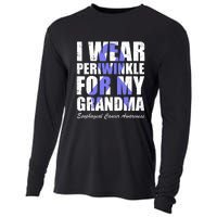 I Wear Periwinkle For My Grandma Esophageal Cancer Awareness Cooling Performance Long Sleeve Crew