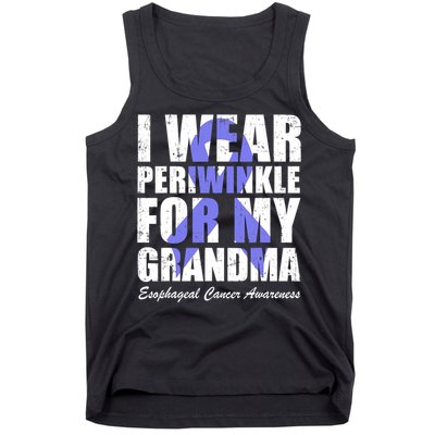 I Wear Periwinkle For My Grandma Esophageal Cancer Awareness Tank Top