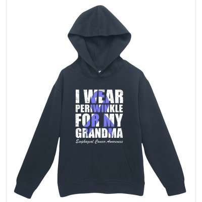 I Wear Periwinkle For My Grandma Esophageal Cancer Awareness Urban Pullover Hoodie