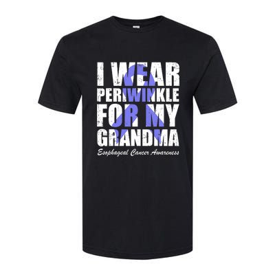 I Wear Periwinkle For My Grandma Esophageal Cancer Awareness Softstyle CVC T-Shirt