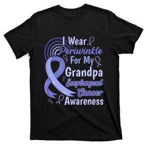 I Wear Periwinkle For My Grangpa Esophageal Cancer Awareness T-Shirt