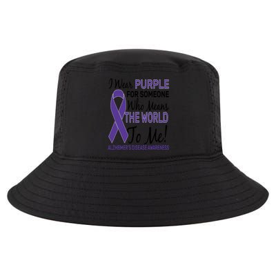 I Wear Purple Alzheimer's Disease Awareness Cool Comfort Performance Bucket Hat