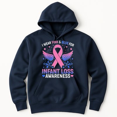 I Wear Pink And Blue For Infant Loss Awareness Hoodie