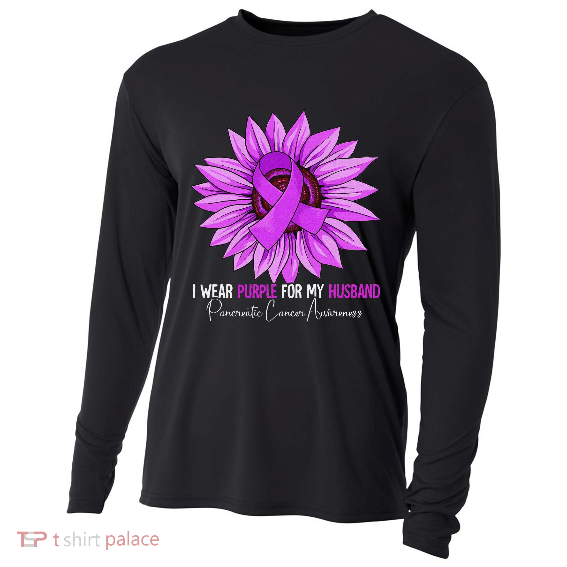 I Wear Purple In Memory Of My Brother Overdose Awareness Cooling Performance Long Sleeve Crew