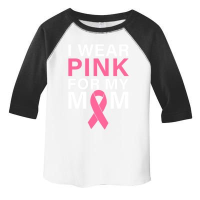 I Wear Pink For My Mom Cute Gift Toddler Fine Jersey T-Shirt