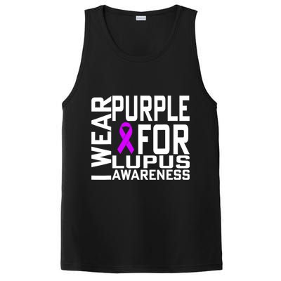 I Wear Purple For Lupus Awareness Month PosiCharge Competitor Tank