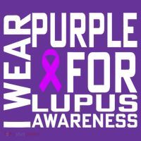 I Wear Purple For Lupus Awareness Month Premium T-Shirt