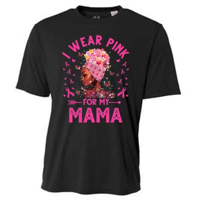 I Weak Pink For My Mama Breast Cancer Awareness Cooling Performance Crew T-Shirt