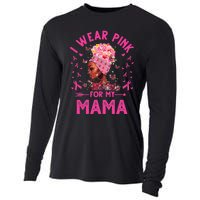 I Weak Pink For My Mama Breast Cancer Awareness Cooling Performance Long Sleeve Crew