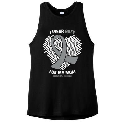 I Wear Periwinkle For My Grandpa Esophageal Cancer Awareness Ladies PosiCharge Tri-Blend Wicking Tank