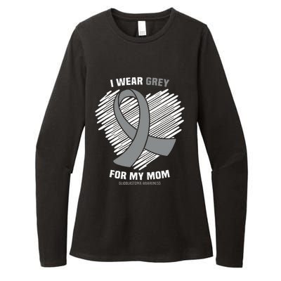 I Wear Periwinkle For My Grandpa Esophageal Cancer Awareness Womens CVC Long Sleeve Shirt