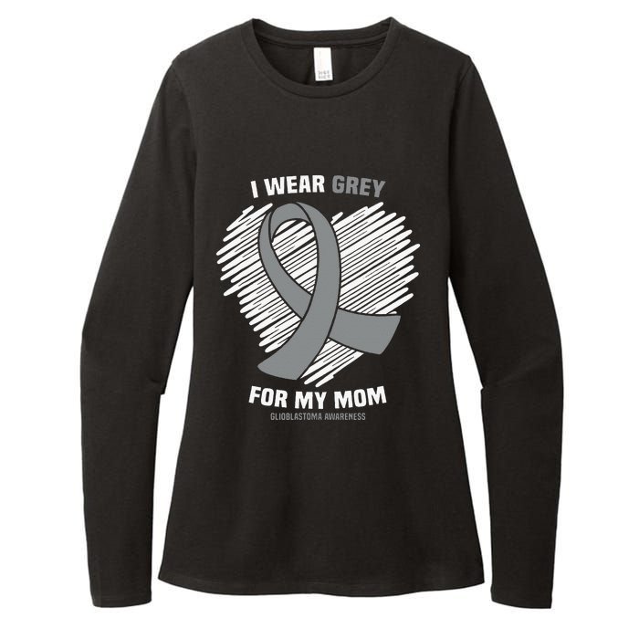 I Wear Periwinkle For My Grandpa Esophageal Cancer Awareness Womens CVC Long Sleeve Shirt