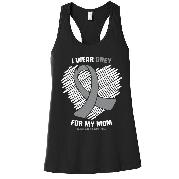 I Wear Periwinkle For My Grandpa Esophageal Cancer Awareness Women's Racerback Tank