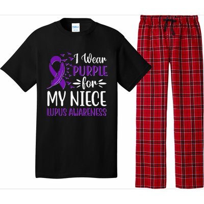 I Wear Purple For My Niece Lupus Awareness Pajama Set