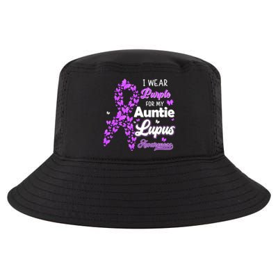 I Wear Purple For My Auntie Lupus Awareness Cool Gift Cool Comfort Performance Bucket Hat