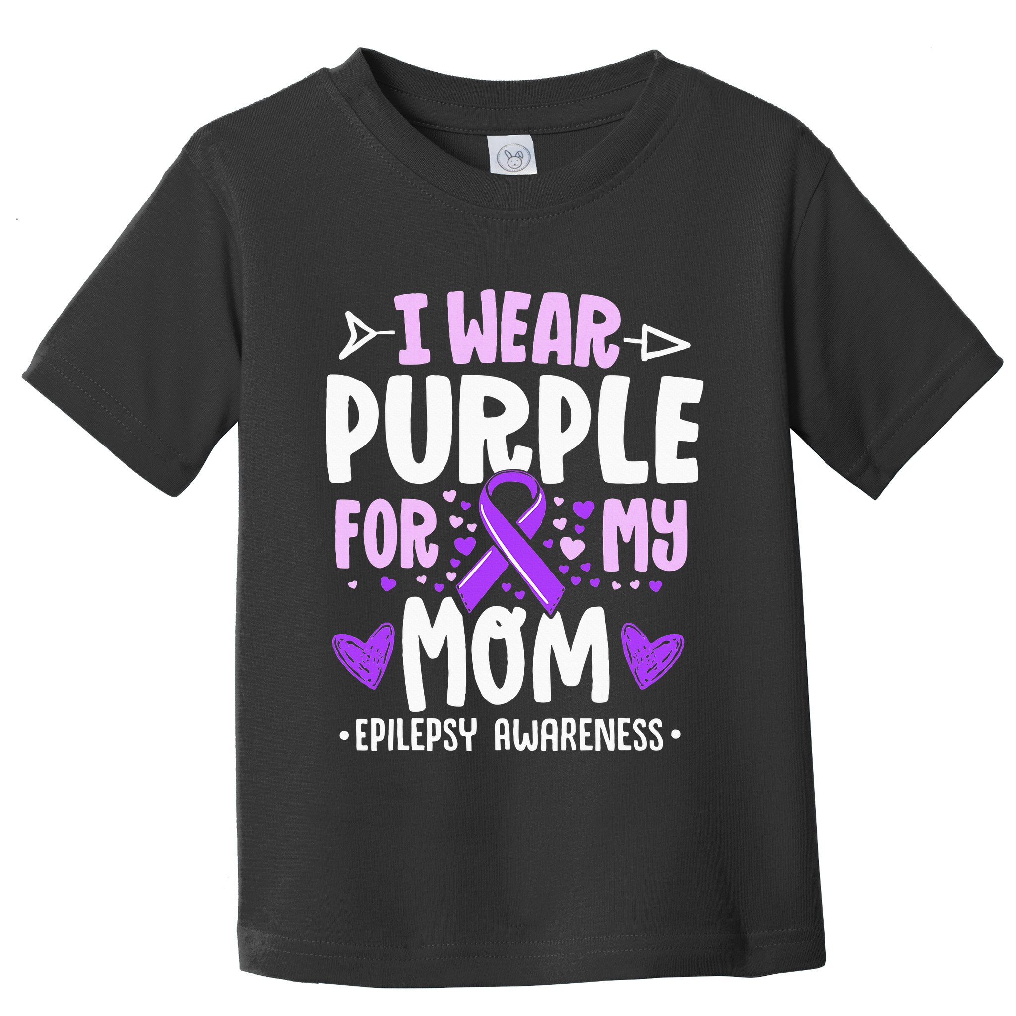 I Wear Purple For My Mom Mother Epilepsy Awareness Month Toddler T-Shirt