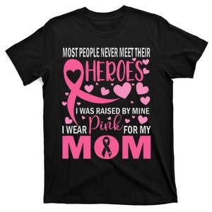 I Wear Pink For My Mom Breast Cancer Awareness T-Shirt