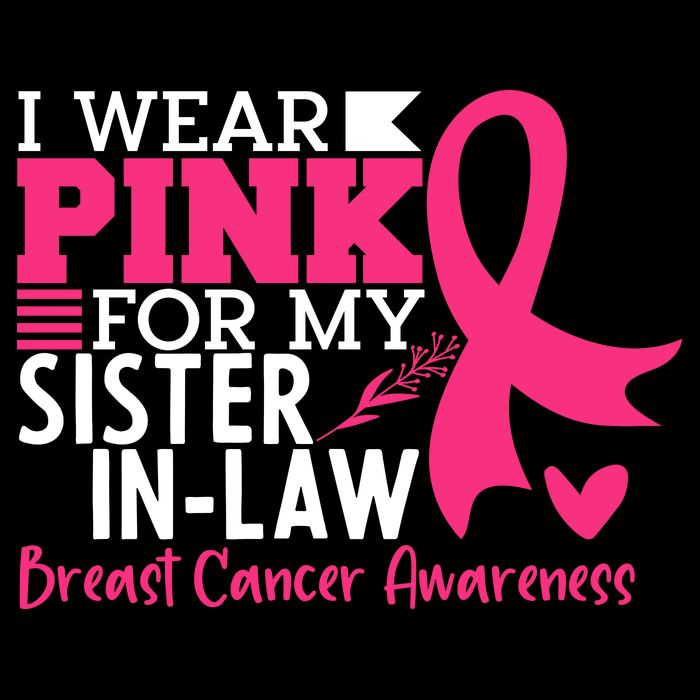 I Wear Pink For My Sister In Law Breast Cancer Awareness Impact Tech Backpack