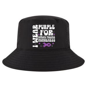 I Wear Purple Domestic Violence Awareness Cool Comfort Performance Bucket Hat