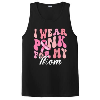 I Wear Pink My Mom Breast Cancer Awareness Support Team PosiCharge Competitor Tank